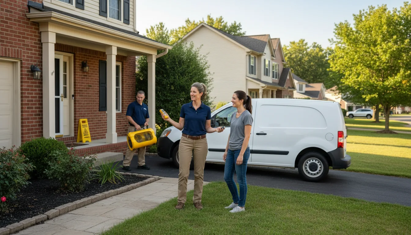 Residential water damage restoration in Greencreek, ID